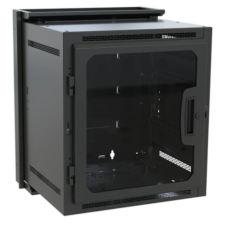 DWR-10-22PD Middle Atlantic DWR Sectional Wall Mount Rack (Black)
