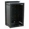 Show product details for DWR-18-17 Middle Atlantic 18 Space DWR Sectional Wall Mount Rack (Black)