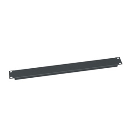 [DISCONTINUED] M-EB1 Middle Atlantic 1 Space Flanged Econo-Blank, Black Powder Coat Finish