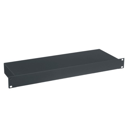 EC-1 Middle Atlantic Economical Chassis 1 Space (1 3/4 Inch) 6 Inch Deep, Black Powder Coat Finish