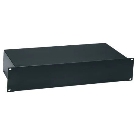 EC-2 Middle Atlantic Economical Chassis 2 Space (3 1/2 Inch) 6 Inch Deep, Black Powder Coat Finish