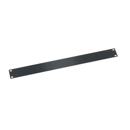 HBL1 Middle Atlantic 1 space 1.75" Flat Rack Panel - Black
