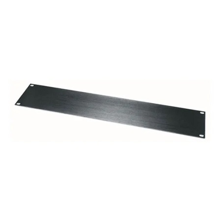 HBL2 Middle Atlantic 2 Space Blank Rack Panel- Black