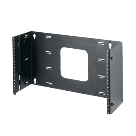 HPM-6 Middle Atlantic 6 Space (10 1/2 Inch) Hinged Panel Mount, 6 Inch Deep, Black Finish