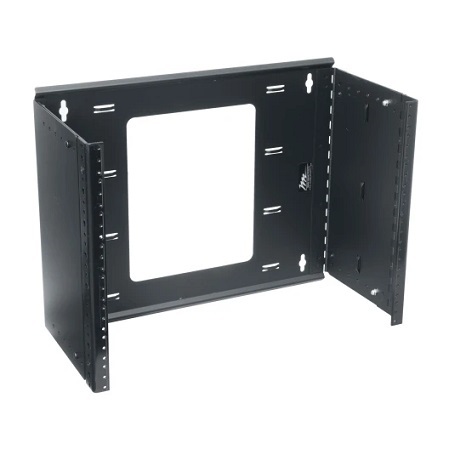 HPM-8-915 Middle Atlantic 9 Space (14 Inch) Hinged Panel Mount, 9 Inch To 15 Inch Adjustable Depth, Black Finish