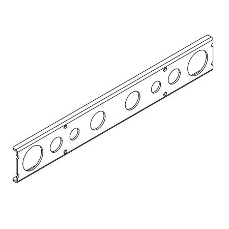 ISO-KOP Middle Atlantic Lexan Electrical Isolation Panel for MRK, WRK, DRK, ERK, SC, SCRK, SCQ and ISRK