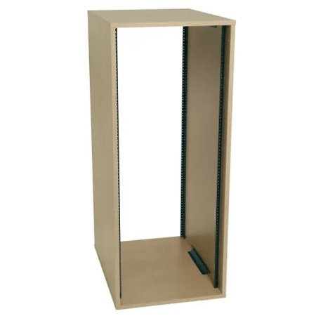 MBRK28-22 Middle Atlantic 28 Space (49 Inch), 22 Inch Deep Maple Melamine Rack