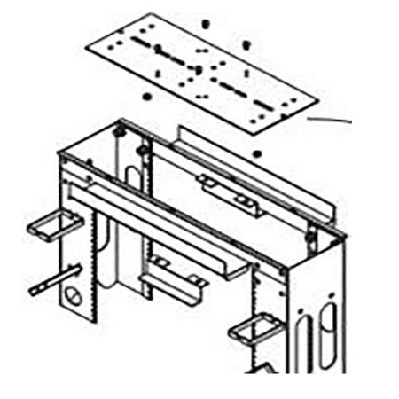 MK-LA Middle Atlantic Ladder Adapter for MK Series Racks