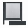 Show product details for MW-LVT Middle Atlantic Top for Any DRK, WRK, MRK, VRK, or VMRK, Black Finish