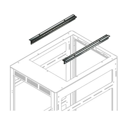 MW-TR Middle Atlantic Top Rail Option for The WRK, MRK, VRK and VMRK, Series Racks, 13 Spaces