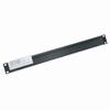 Show product details for PBL1-ID Middle Atlantic 1 Space(1-3/4 Inch) Flanged Aluminum Blank ID Panel, Black Finish