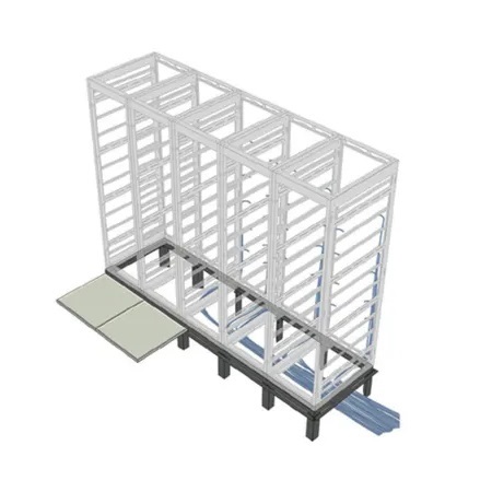 RIB-2-DRK-36 Middle Atlantic 2 Bay Riser Base, Accommodates DRK 36 Inch Deep Racks