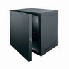 Show product details for SBX-7 Middle Atlantic 7 Space (12 1/4 Inch), 15 Inch Deep Wall Rack with Locking Front Door, Black Finish