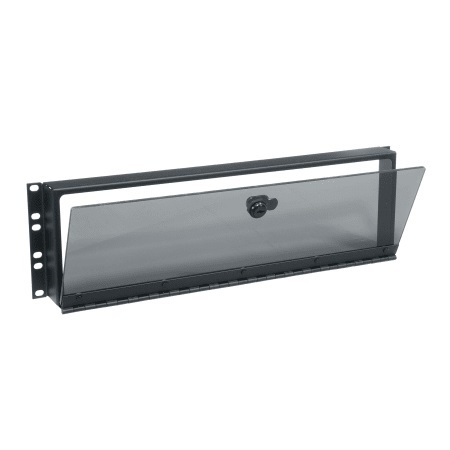 SECL-3 Middle Atlantic 3 Space (5 1/4 Inch) Hinged Smoked Plexi Security Cover