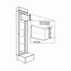 Show product details for SR-SUB Middle Atlantic Sub-Plate Mounting Kit for 89-D Type Brackets and Electrical Boxes on SR-40-22 Backpan