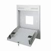 Show product details for TOR-2-20RP Middle Atlantic 2 Space Recess Mount Tilt Out Wall Rack, 20 Inch Useable Depth, Putty Finish
