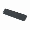 Show product details for UFAF-4A Middle Atlantic 4 Space (7 Inch) Flanged Blank Panel, for UFA Series Shelf, Black Brushed Finish