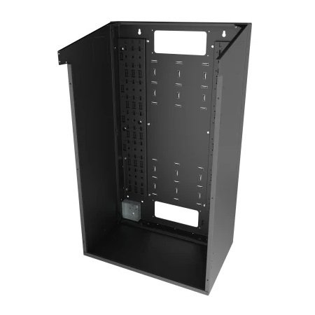 VWM-BPSD-4216-BW Middle Atlantic VWM Series Split Door Back Pan 42" High 16" Deep Black Finish