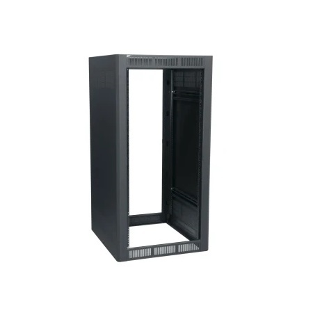 WRK-24SA-27LRD Middle Atlantic 24 Space (42 Inch), 27 Inch Deep Stand Alone Rack without Rear Door, Black Finish