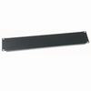 Show product details for WSB2 Middle Atlantic 2 Space (3 1/2 Inch) Flanged Steel Blank Panel, Black Wrinkle Finish