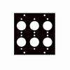 Show product details for XLRM6 Middle Atlantic UCP Module, for XLR Style Male Connections, Fits 6 Connectors
