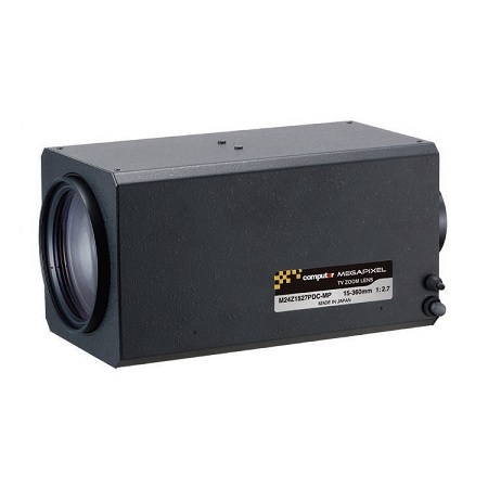 M24Z1527M-MP Computer C Mount 2/3" 15-360mm F2.7 24X Megapixel Zoom 3 Motors