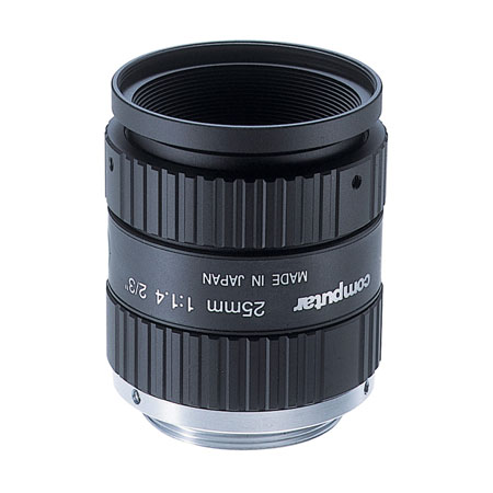 M2514-MP2 Computar 2/3" C-Mount 25mm F/1.4 1.5 Mega-Pixel Locking Iris Lens