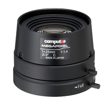 M2514FIC-MP Computar 2/3" C-Mount 25mm F/1.8 5 Megapixel Manual Iris Lens
