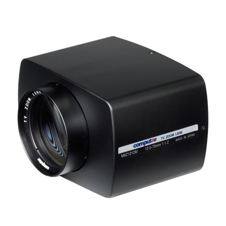 M6Z1212M Computar 2/3" C-Mount 12.5-75mm Motorized Zoom F/1.2 3 Motors