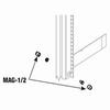 Show product details for MAG-1/2 Middle Atlantic Magnetic Sockets 1/2"