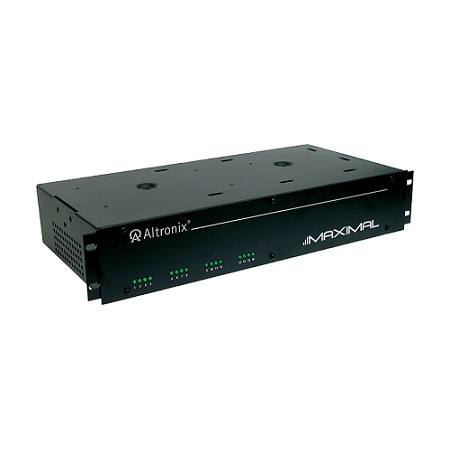 MAXIMAL33RV Altronix 16 Channel 12Amp 24VDC or 12Amp 12VDC Access Control Power Supply/Charger with Controller
