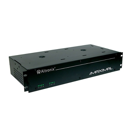 MAXIMAL3RHDV Altronix 8 Channel 6Amp 24VDC or 6Amp 12VDC Access Control Power Supply/Charger with Controller