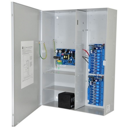 MAXIMAL5DV Altronix 16 Channel 6Amp 24VDC or 6Amp 12VDC Access Control Power Supply in UL Listed NEMA 1 Indoor 19
