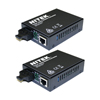 Show product details for MC721MGX2-1 Nitek Gigabit Fiber Optic Media Converter 500 Meter Set - Includes 2 of MC721MG-1