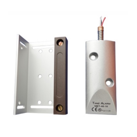 MET-46WG-WP18 Tane Alarm SPDT Loop Surface Mount Armored Commercial Type Magnetic Contact 1.93" Gap - Aluminum