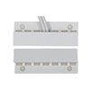 Show product details for MF-160-WH-10 3/4" Gap Flange Mount Contact and Magnet - 18" Leads - White - Pack of 10