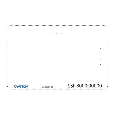 MFP-2KDYE-50 Kantech ioSmart cards for dye sub MIFARE Plus 2K Smart Card type X Printable ISO - 50 Pack