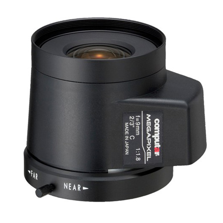 MG0918FC-MP Computar 2/3" C-Mount 9mm F/1.8 5 Megapixel DC Auto Iris Lens