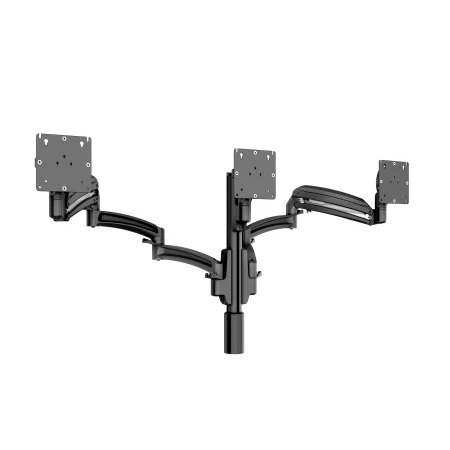 MM3-C-330-BK Middle Atlantic MM3 Series Triple 3x1 Monitor Dynamic Column Mount