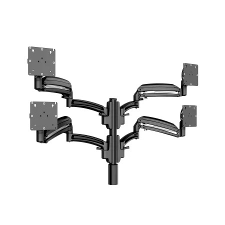 MM3-C-420-BK Middle Atlantic MM3 Series Quad 2x2 Monitor Dynamic Column Mount