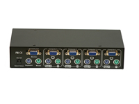 MMAKV0480 Minuteman UPS PS/2 4-Port Rackmount KVM Switch
