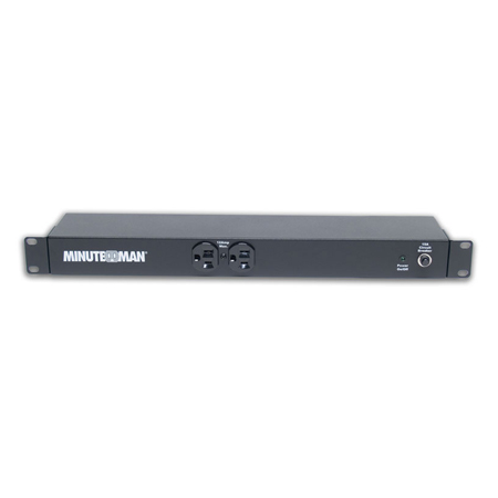 MMPD815HV Minuteman 8-Outlet 15-Amp Receptacles Power Distribution Unit 1U Horizontal / 0U Vertical