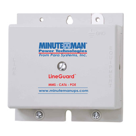 MMS-CAT6-POE Minuteman LineGuard Data Line Surge Protector
