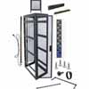 Show product details for MRK-4431-DVR-AB Middle Atlantic 44 Space (77 Inch), 31 Inch Deep Gangable Rack Configured for DVRS, Add-A-Bay, Black Finish