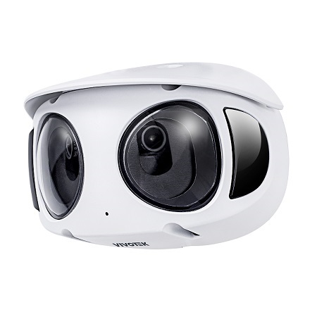 MS930-EHV Vivotek 2.8mm 15FPS @ 8MP Outdoor Day/Night IR WDR Fisheye Panoramic IP Security Camera PoE