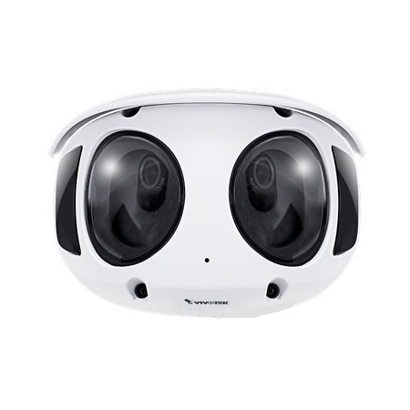 [DISCONTINUED] MS9390-HV Vivotek Multi-Sensor 2.8mm 30FPS @ 8MP Outdoor IR Day/Night WDR Panoramic IP Security Camera PoE