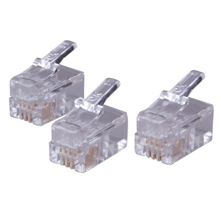 Vanco Modular Crimp-On Handset Plugs
