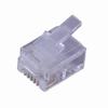 Show product details for MTP6X Vanco Plug Modular 6P6C RJ12 Flat Stranded 3u