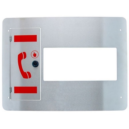 MX16-SSC Cooper Wheelock Eaton VoCALL Emergency Voice System Digital, Panel Accessory Wall Mounted - Stainless Steel