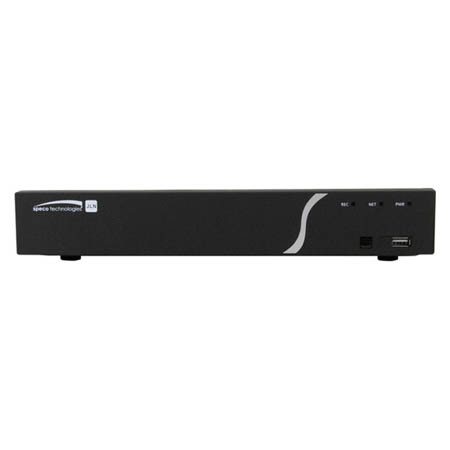 N16JLN Silver by Speco 16 Channel NVR 112Mbps Max Throughput - No HDD w/ Built-in 16 Port PoE